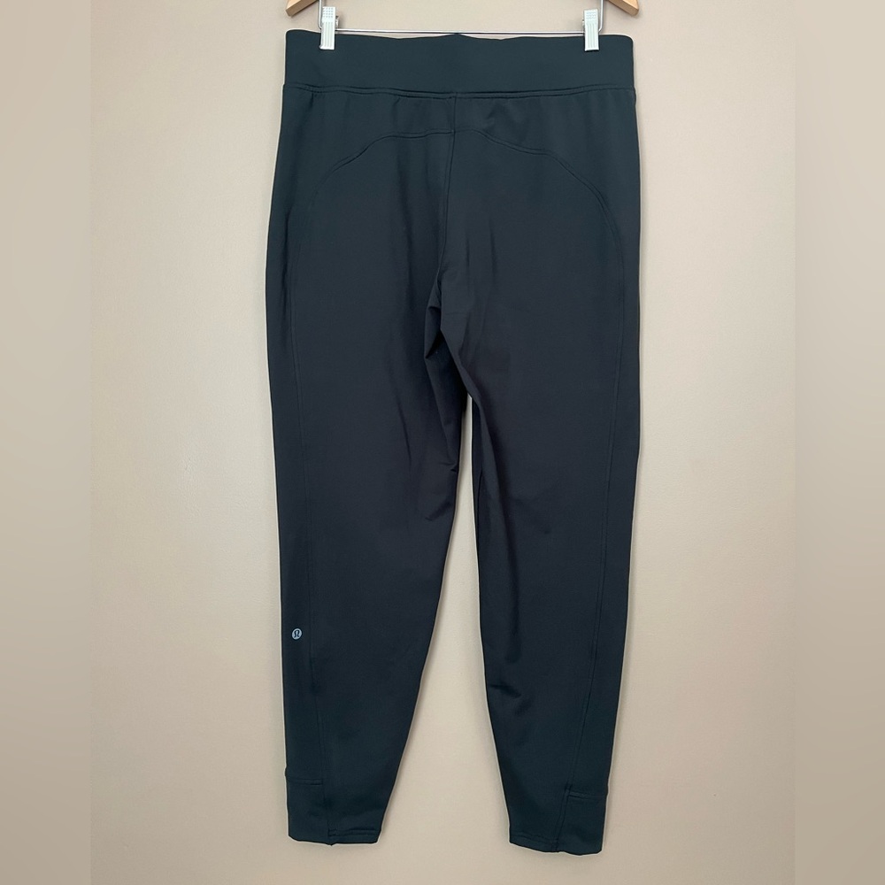 {Lululemon} Its Rulu Run Fleece High-Rise Jogger Full Length in Black - Size 12 - Picture 4 of 13